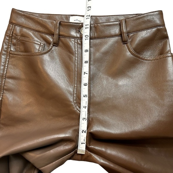 Aritzia The Melina™ Pant- High-waisted Vegan Leather Pants- Size 6 - Picture 9 of 10